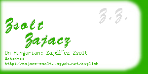 zsolt zajacz business card